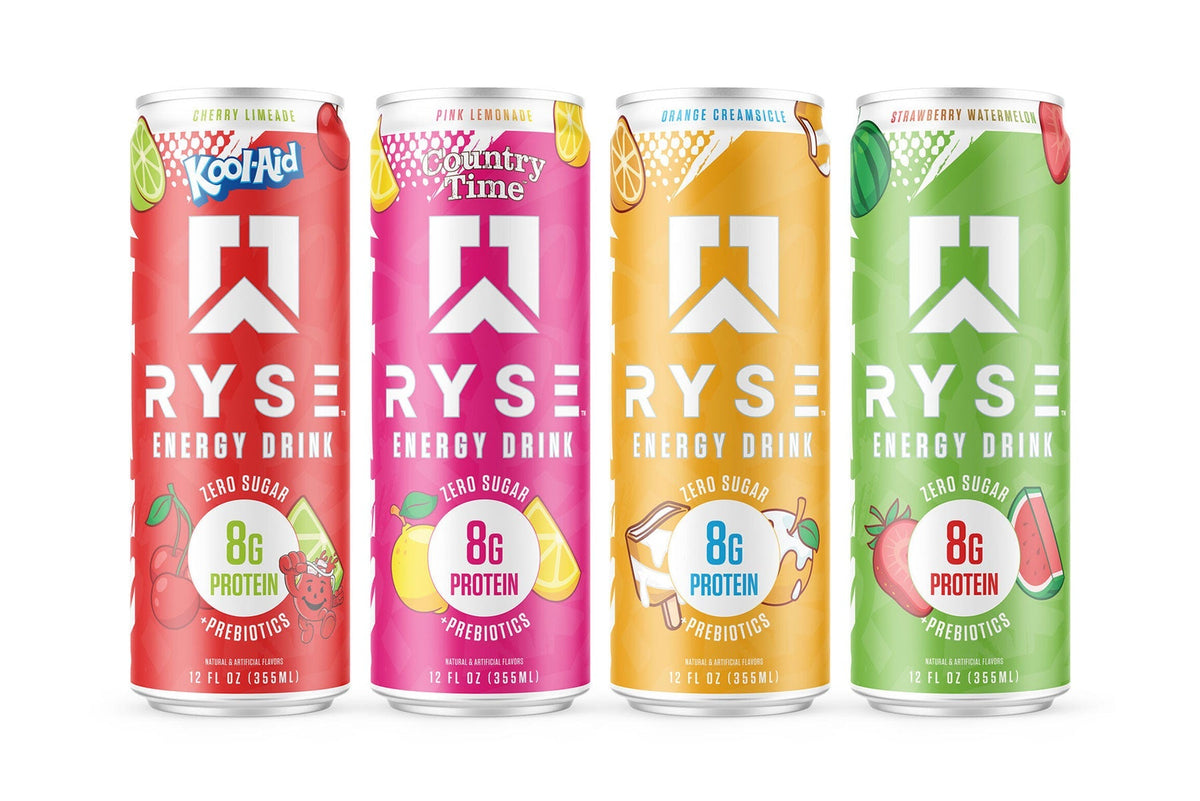 RYSE Creates a New Category in Energy: 12oz Energy Drink with a Splash of Protein and Prebiotics