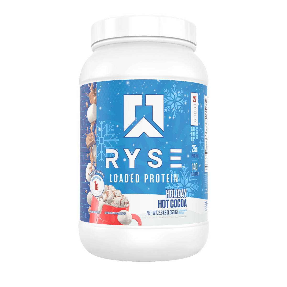 Loaded Protein Holiday Hot Cocoa