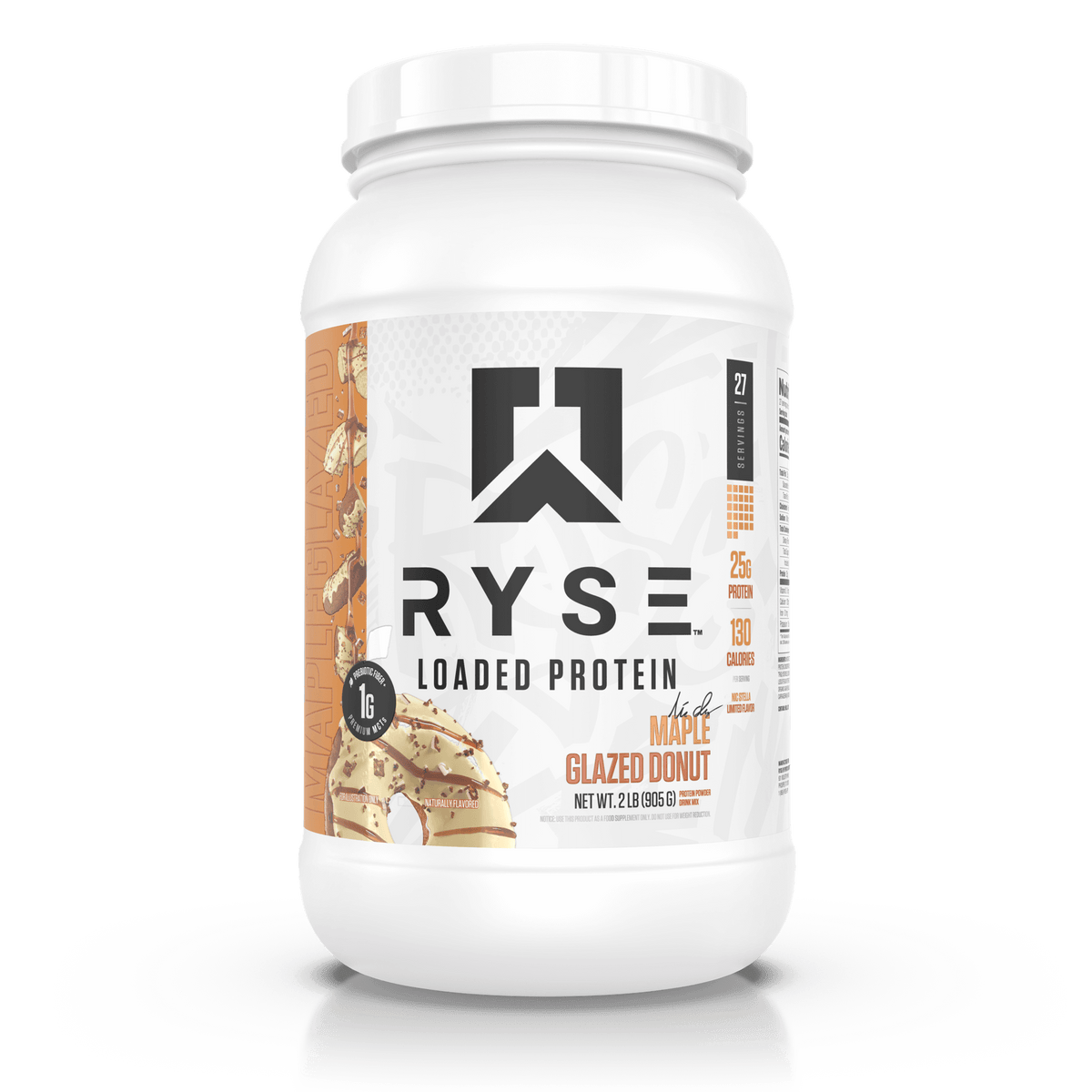 Loaded Protein Maple Glazed Donut by Nic Stella (RYSE CEO)