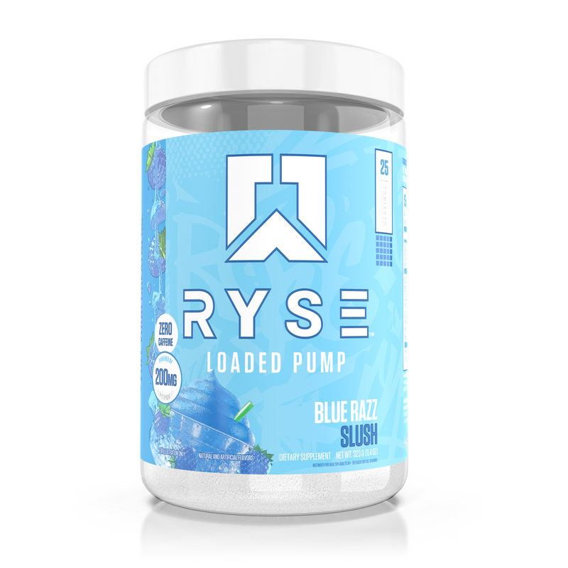Loaded Pump Blue Razz Slush