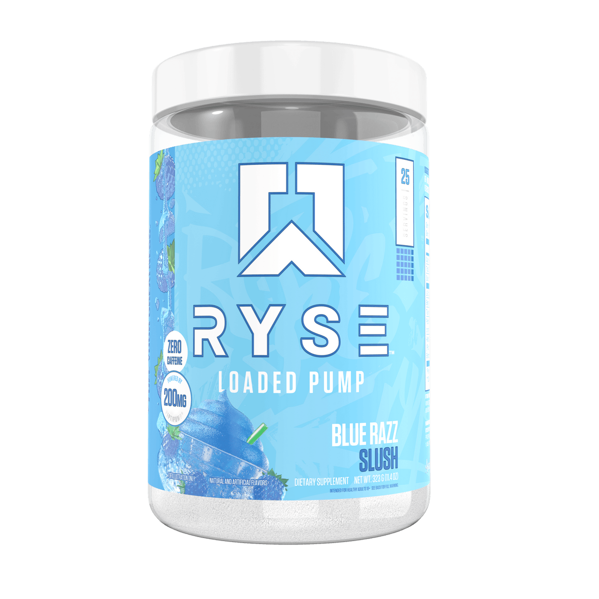 Loaded Pump Blue Razz Slush