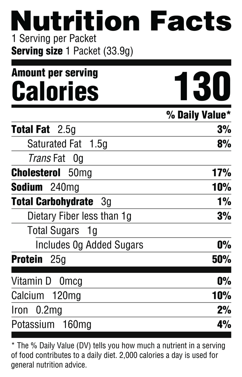 Jet-Puffed™ Marshmallow Nutrition Facts