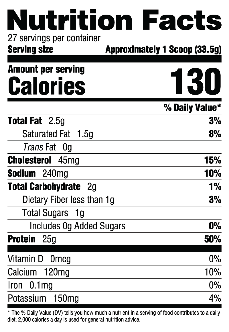 Maple Glazed Donut by Nic Stella (RYSE CEO) / 27 Servings Nutrition Facts