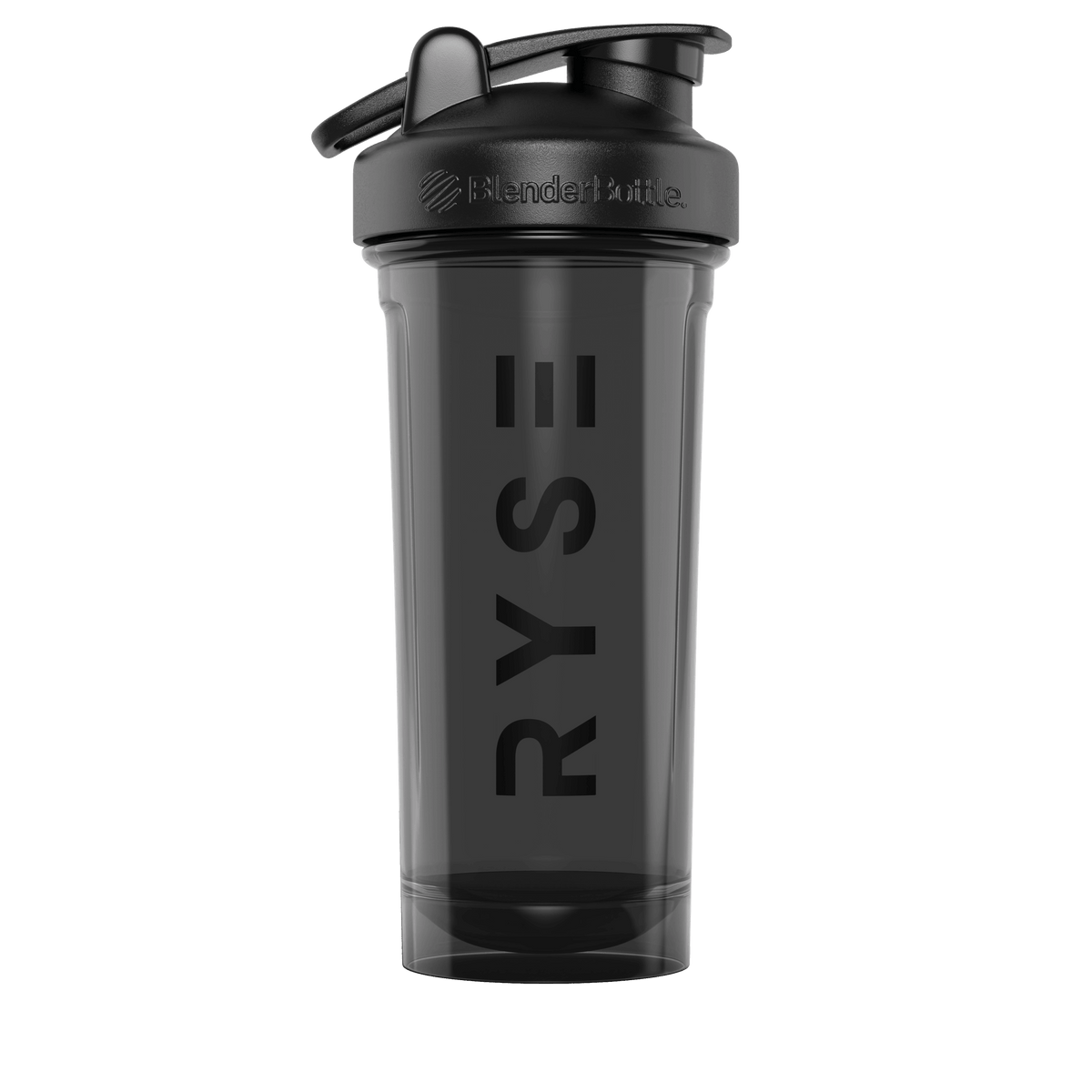 RYSE x Blender Bottle Black Clear / Vertical Logo (28oz)